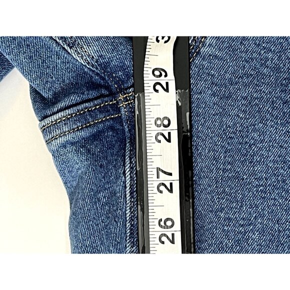 Old Navy Maternity Rockstar Jeans 14L Skinny Fit Low Panel Stretch Denim Blue - Picture 6 of 7